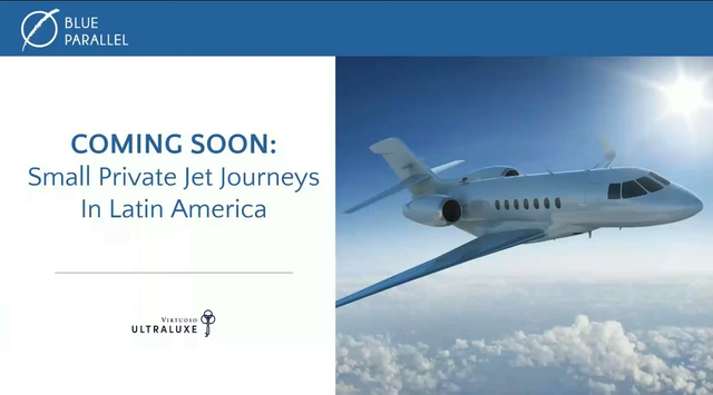 NEW Small Private Jet Journeys in Latin America – travel advisor webinar by Blue Parallel
