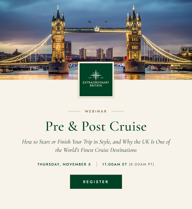 Pre & Post Cruise: How to Start or Finish your trip in style and Why the UK is one of the World's Finest Cruise Destinations