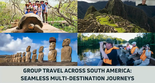 Group Travel Across South America: Seamless Multi-Destination Journeys – travel advisor webinar by Latin Trails