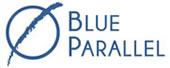 Blue Parallel logo, webinar partner